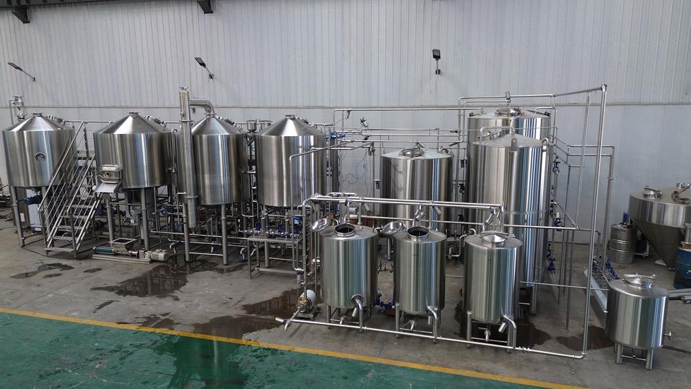 2000L Stainless Steel Fully Automatic Brewhouse